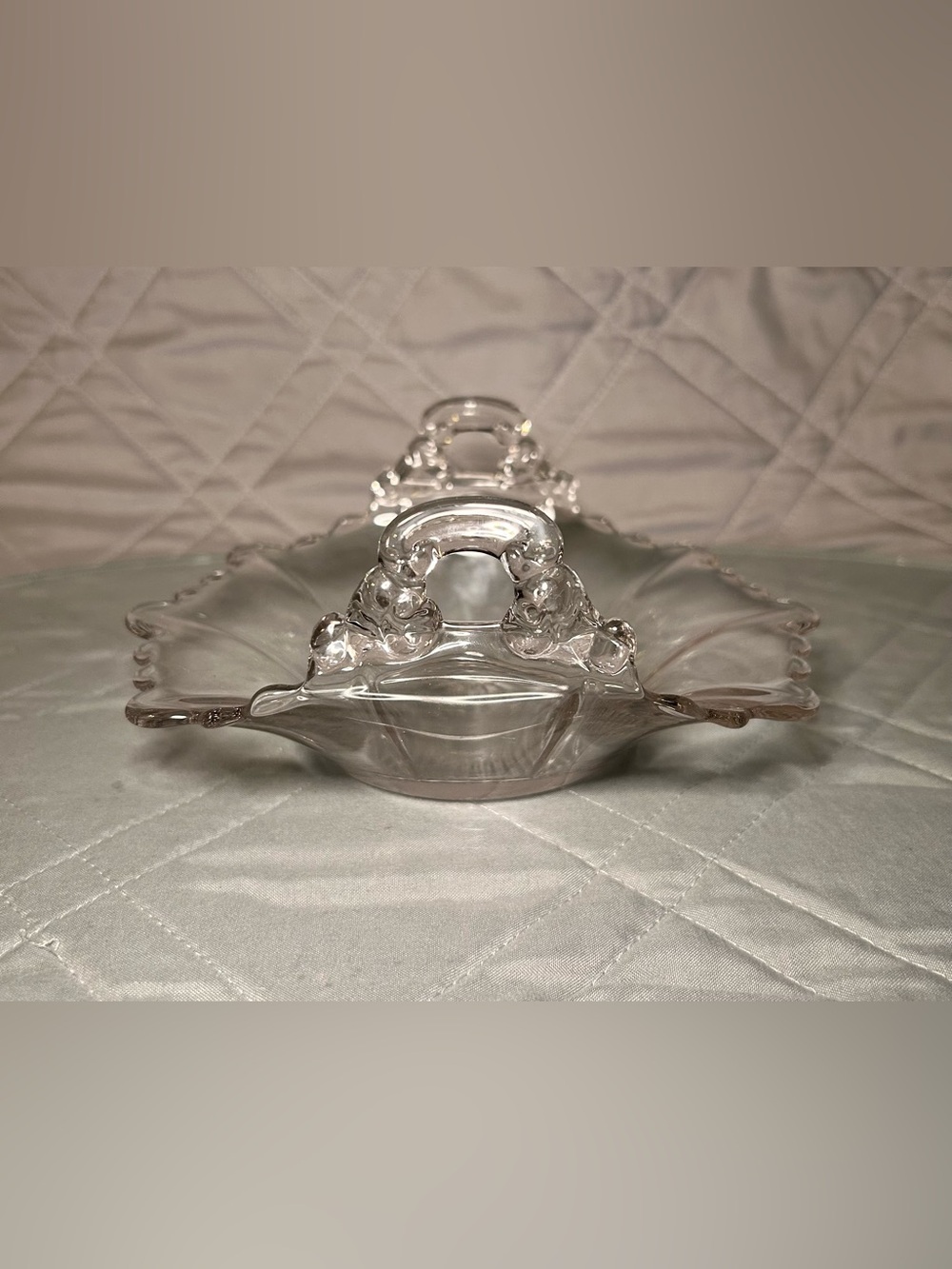 Vtg Cambridge rolled edge bowl